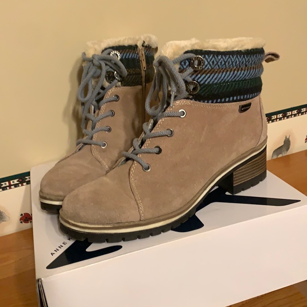 Anne Klein suede boots